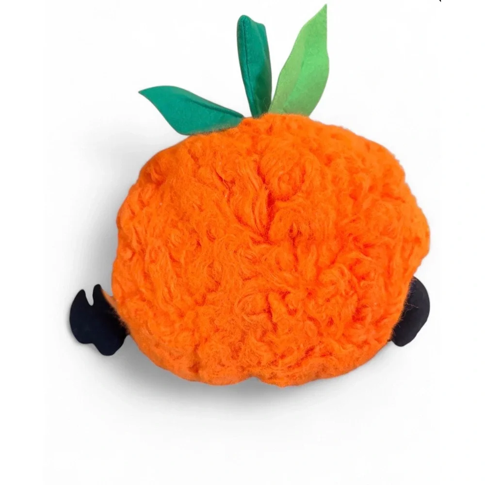 VNTG 1992 AA People Pals Pumpkin Plush Halloween Jack O Lantern Hairy Fury 90s